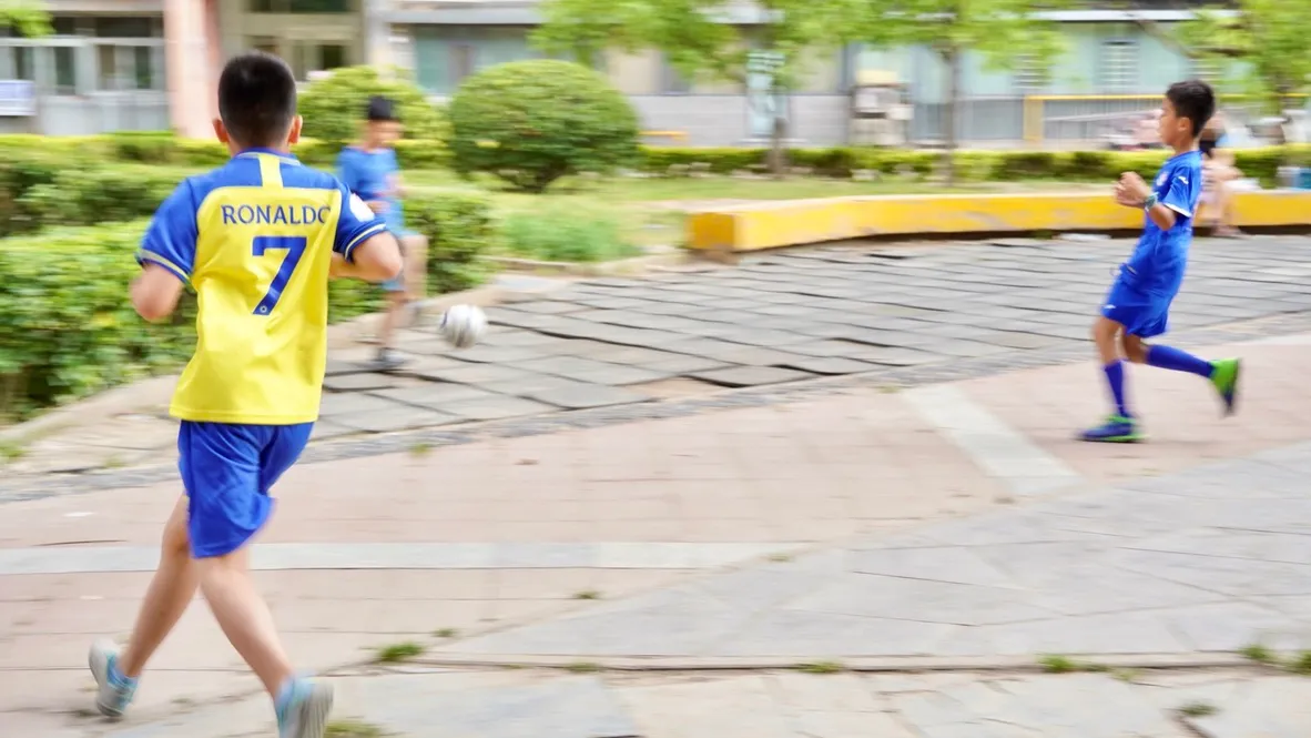 小区里的罗纳尔多